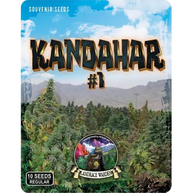 Kandahar #1 souvenir seeds packaging with scenic design