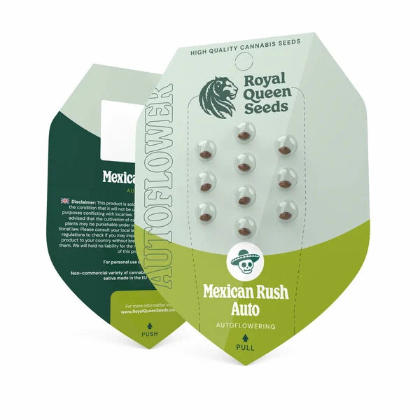 Photo of seed packaging.